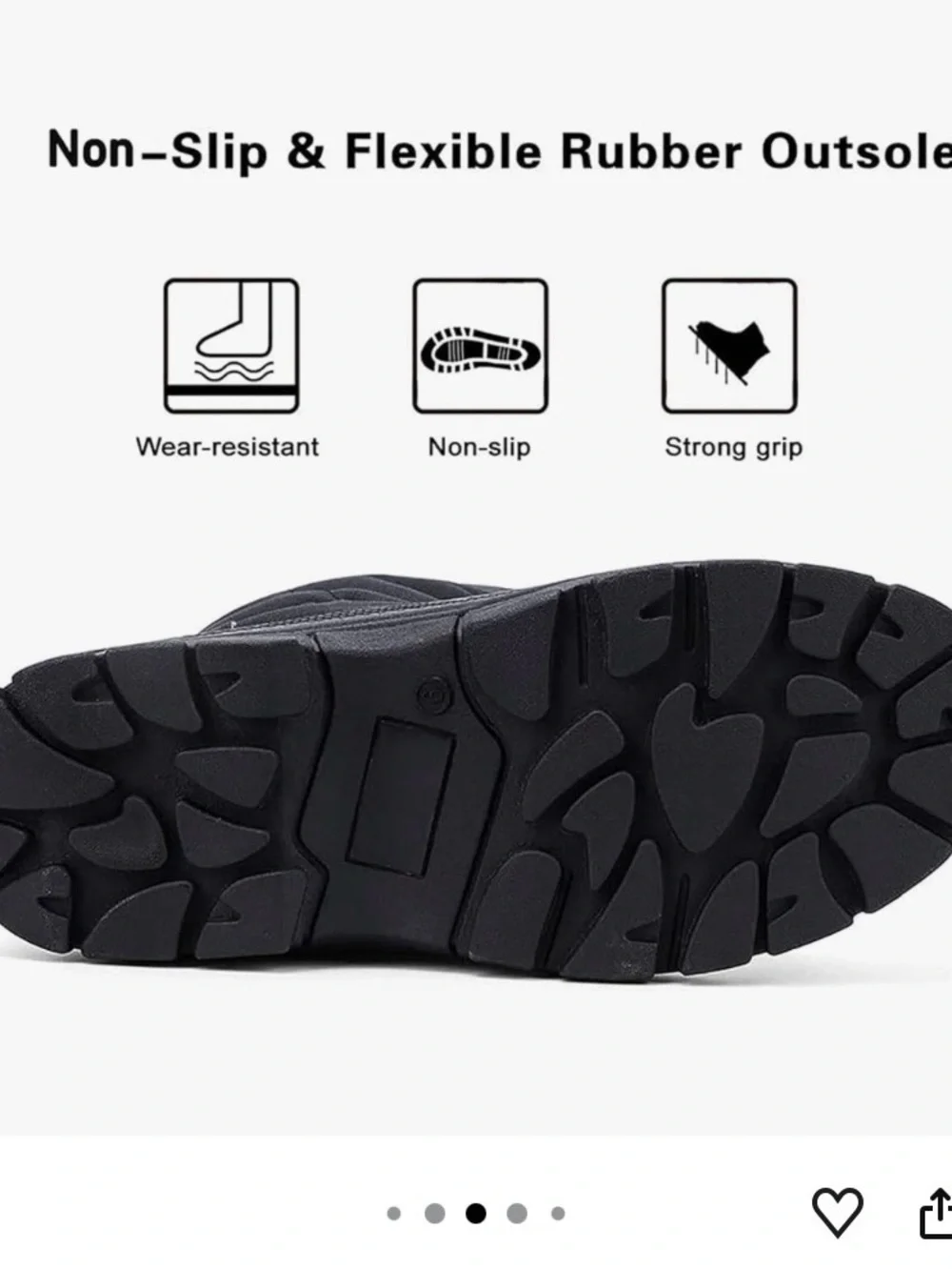 Men's Winter Waterproof Insulated Shell, Comfortable Outdoor Snowboots